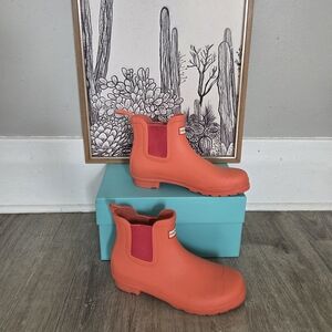 Hunter Chelsea Rain Boots, Size 10